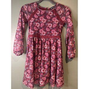Trixxi Girl S Floral Sheer Lined Dress cottagecore Spring Easter church summer